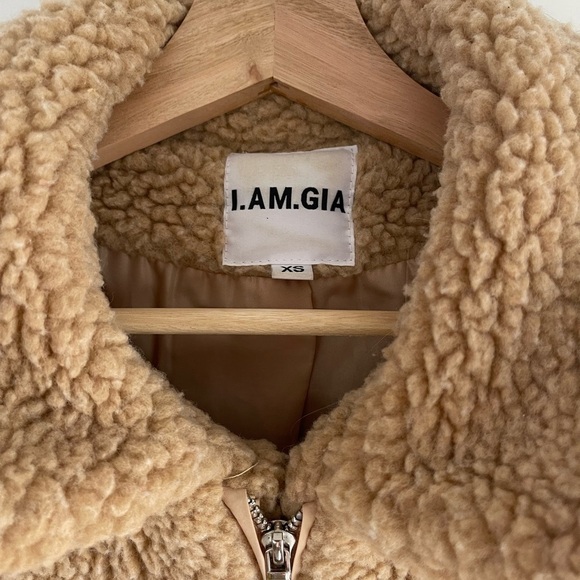 I.AM.GIA Pixie Oversized Sherpa Jacket - XS - Picture 2 of 4